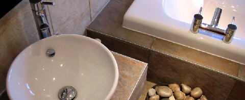 F Lowes Plumbing & Heating, Sunderland - Circular Washbasin in Modern Bathroom